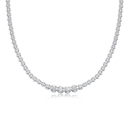 In The Name Of Light Moissanite Necklace | S925 Silver Platinum 40cm