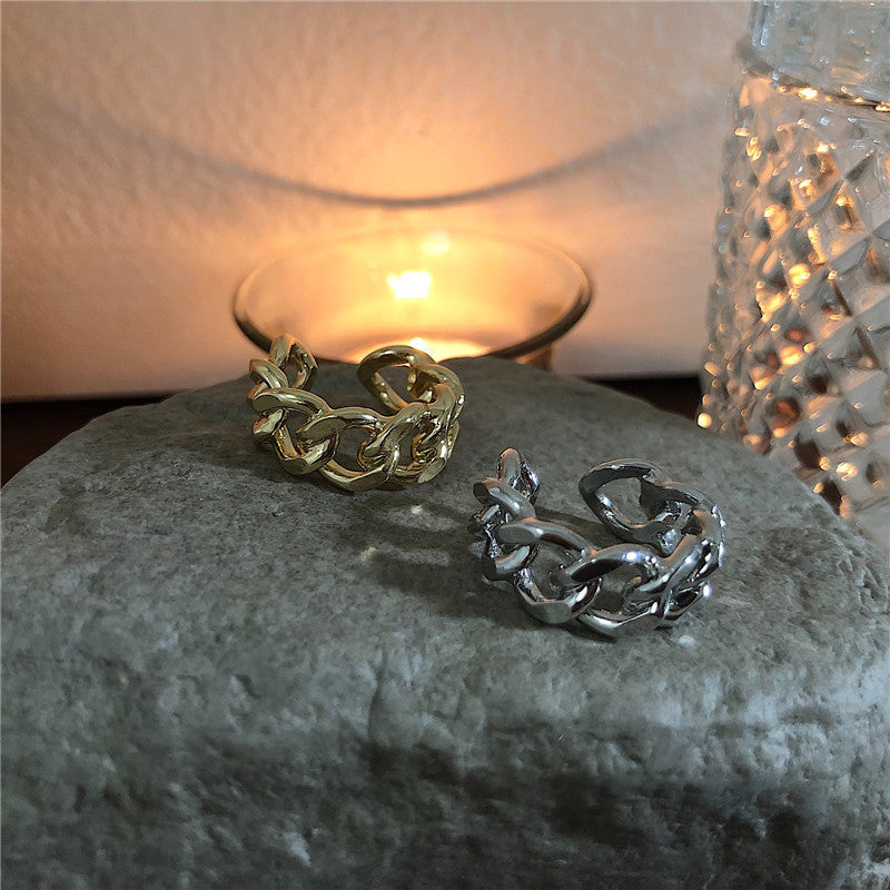 Chain Detail Ring for Women | Unique Link Design