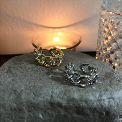 Chain Detail Ring for Women | Unique Link Design