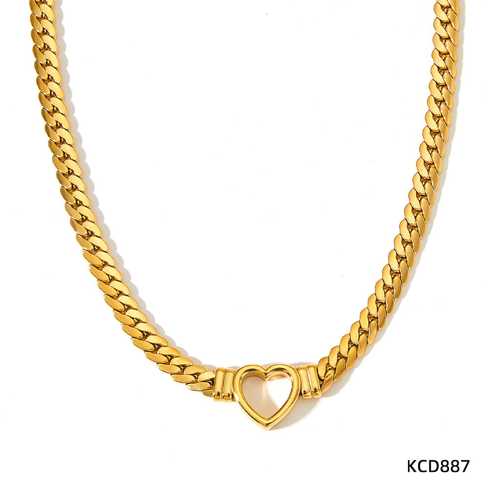 Hip Hop Love Woven Pendant Necklace