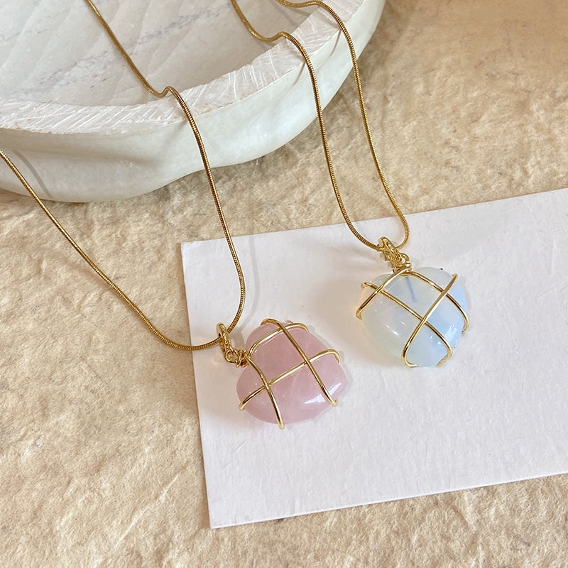 Moonstone Pendant Necklace for Girls and Women