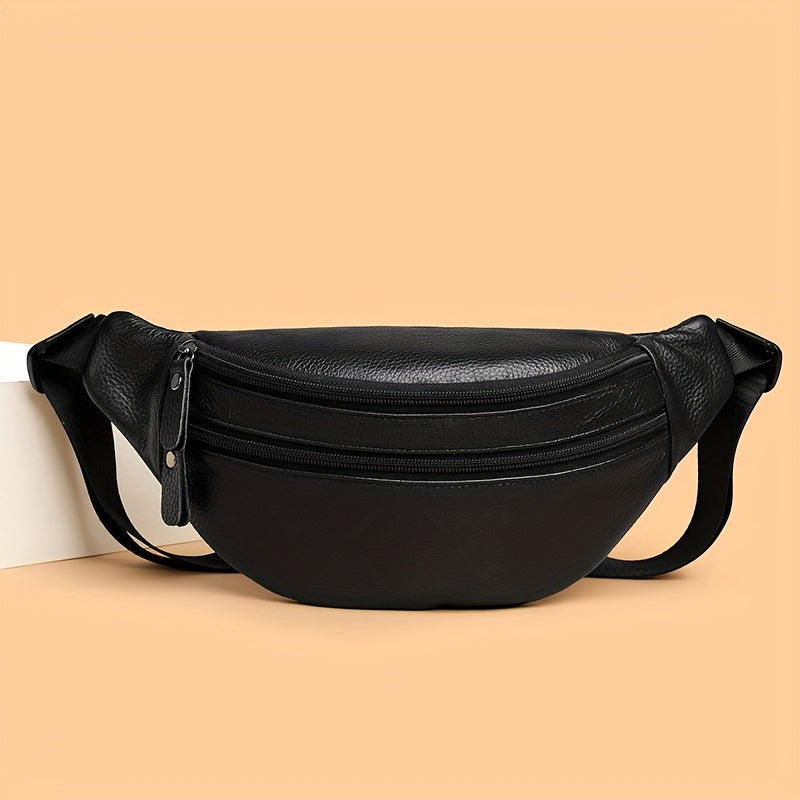 Soft PU Waist Pack & Chest Bag for Men | Adjustable Strap