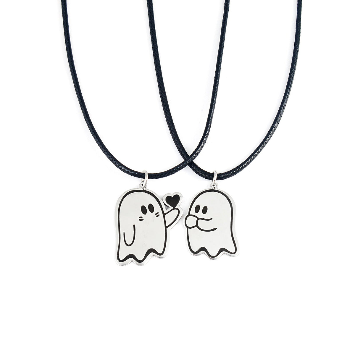 Cute Love Ghost Pendant Necklace | Halloween Style Unisex