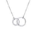 Gold Hoop Pendant Necklace for Women