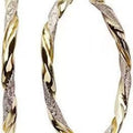 Simple Gold Metal Hoop Earrings | Alloy Personality Unisex