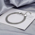 Multi-Layer Woven Round Bead Bracelet
