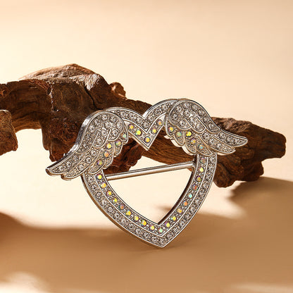 Butterfly Waist Clip Brooch | Alloy Diamond Korean Unisex