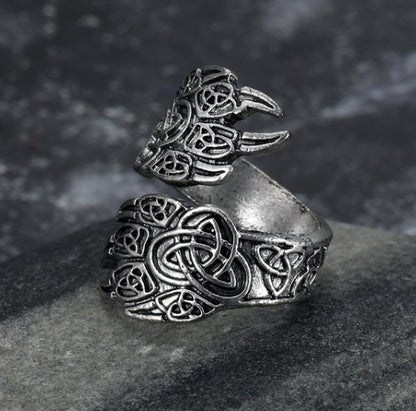 Bear Paw Adjustable Ring | Handcrafted Stainless Steel Unisex