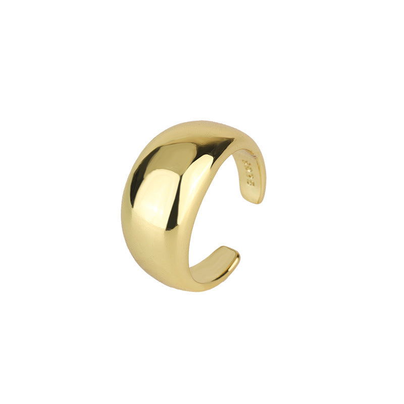 Vintage Chain Tail Ring | Copper Crown Design Adjustable Unisex