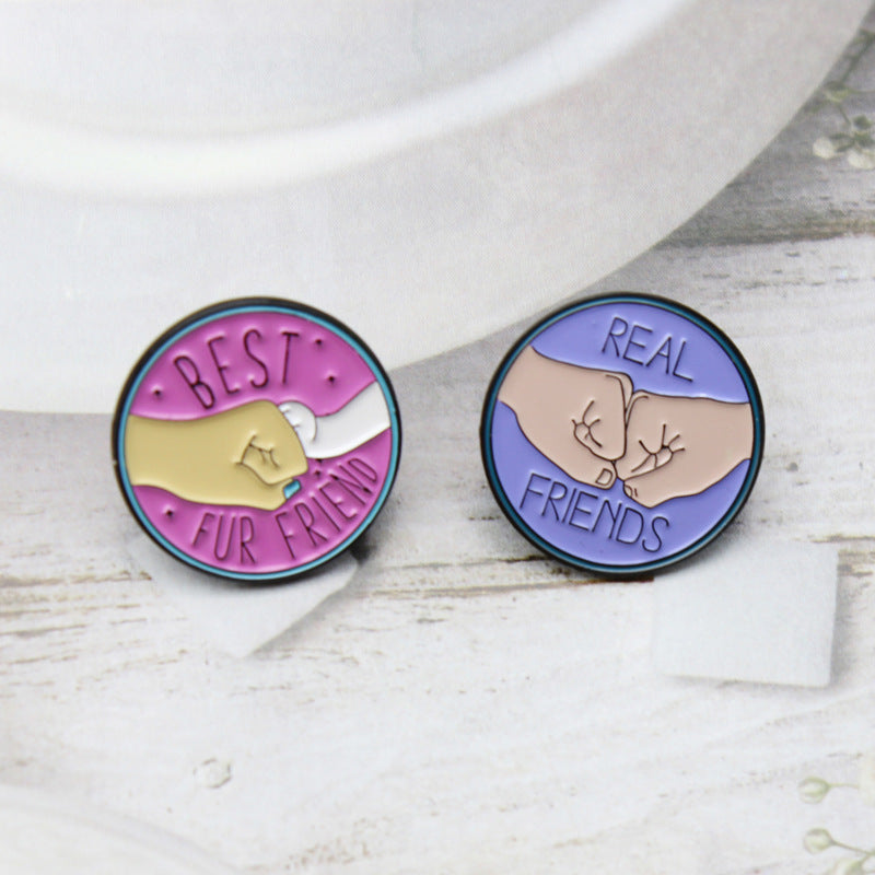 Game Console Handle Brooch | Alloy Oil Drop Cartoon Unisex