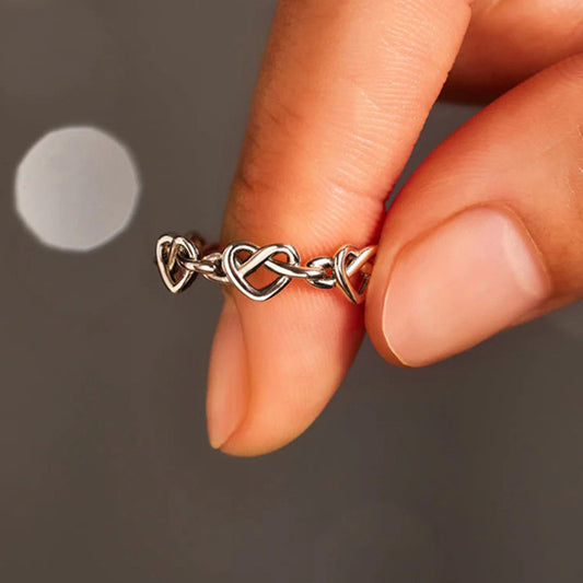 Heart Cross Ring for Women | Musical Note Copper