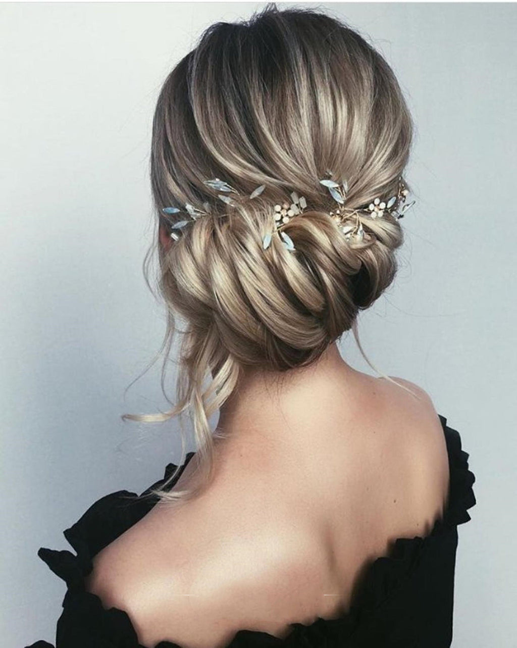 Pearl Copper Leaf Hairband | Alloy Manual Bridal Wedding Gift