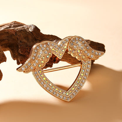Butterfly Waist Clip Brooch | Alloy Diamond Korean Unisex