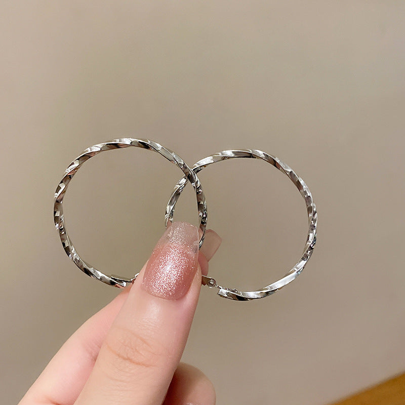 Cold Style Irregular Earrings | Alloy Geometric Gold Silver