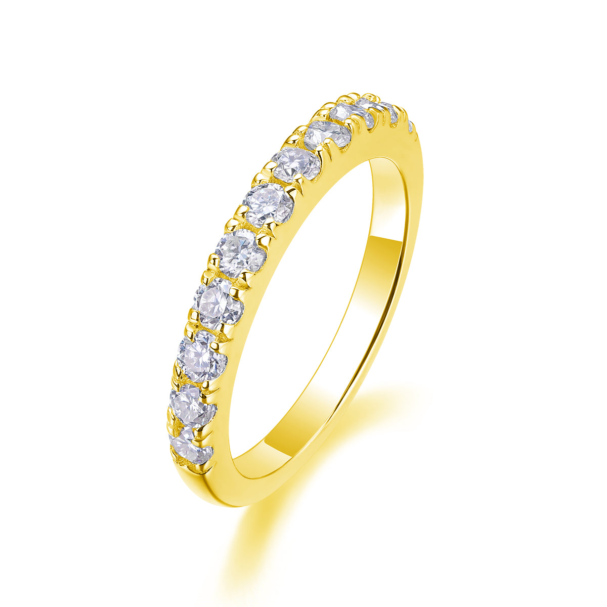 Parallel World Moissanite Ring Set | S925 Silver Gold Rose Gold