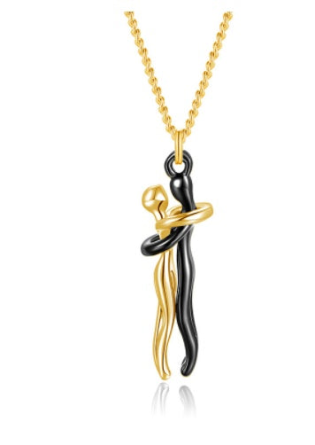 Love Hug Pendant Necklace | Unisex Collarbone Chain