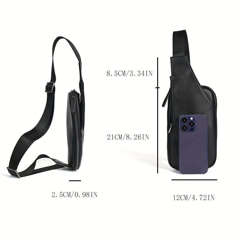Mini PU Leather Belt & Chest Bag for Men