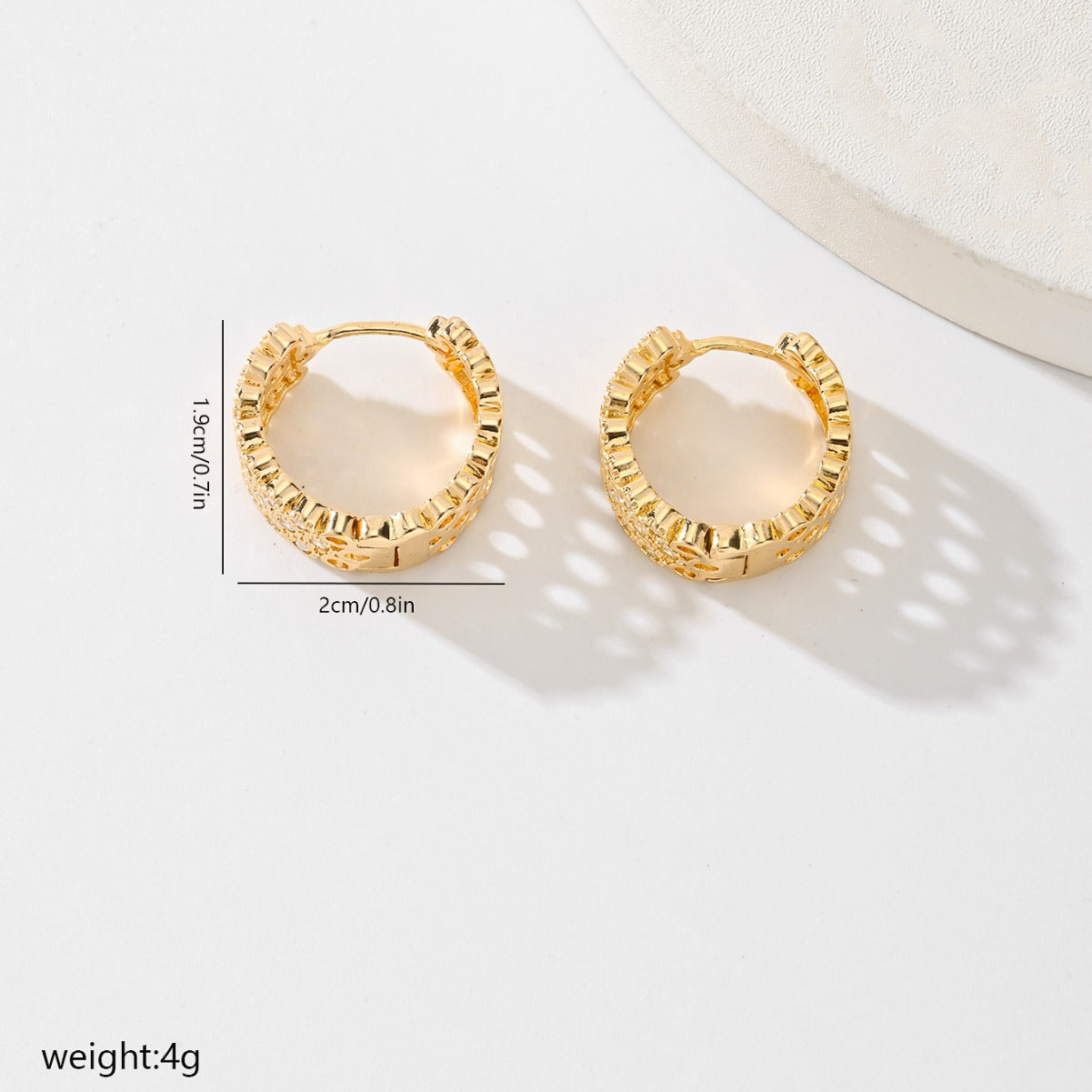 All-Match Copper Earrings | Exquisite Fashion Design