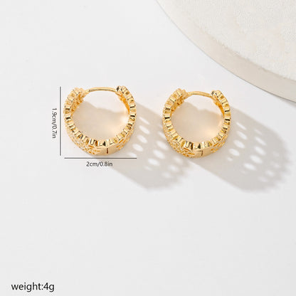 All-Match Copper Earrings | Exquisite Fashion Design