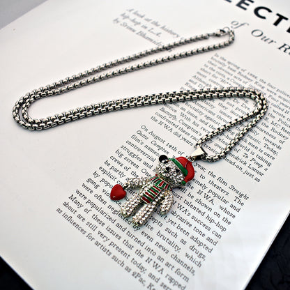 Bear Pendant Necklace for Women