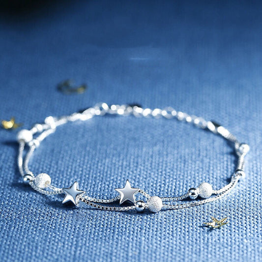 Sterling Silver Star Bracelet