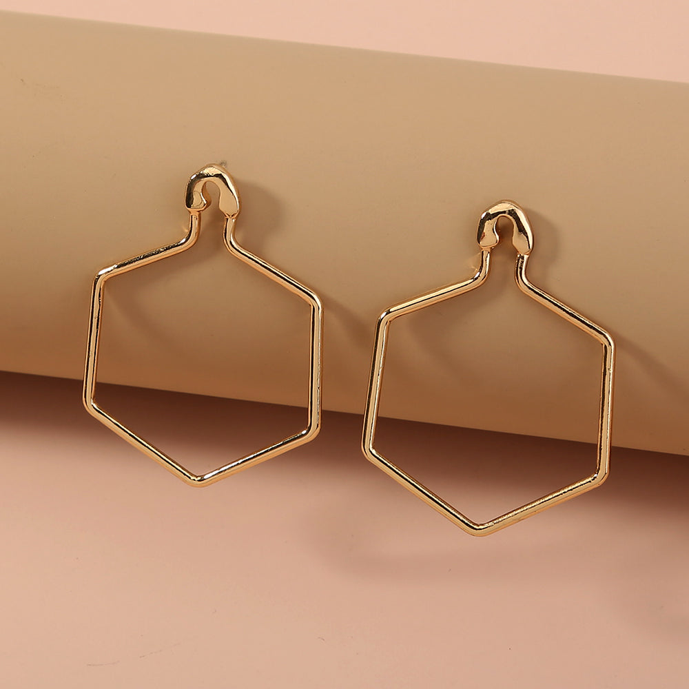 Diamond Pin Earrings | Zinc Alloy European Style Fashion Accessories