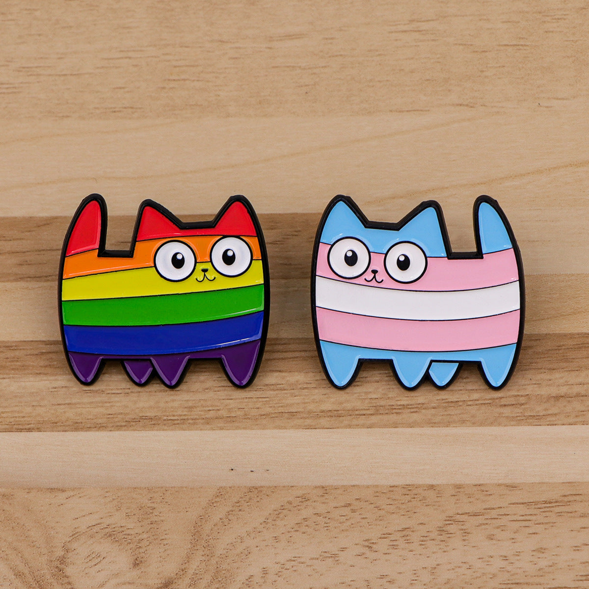 Cute Cartoon Cat Brooch | Zinc Alloy Unisex Memorial