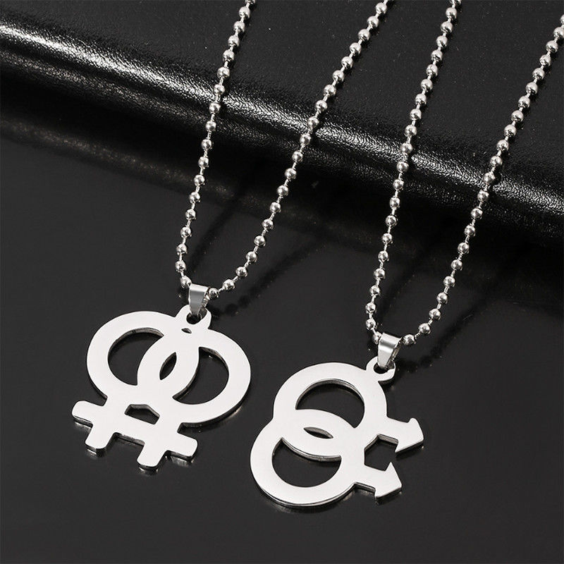LGBT Pride Pendant Necklace in Titanium Steel | Unisex