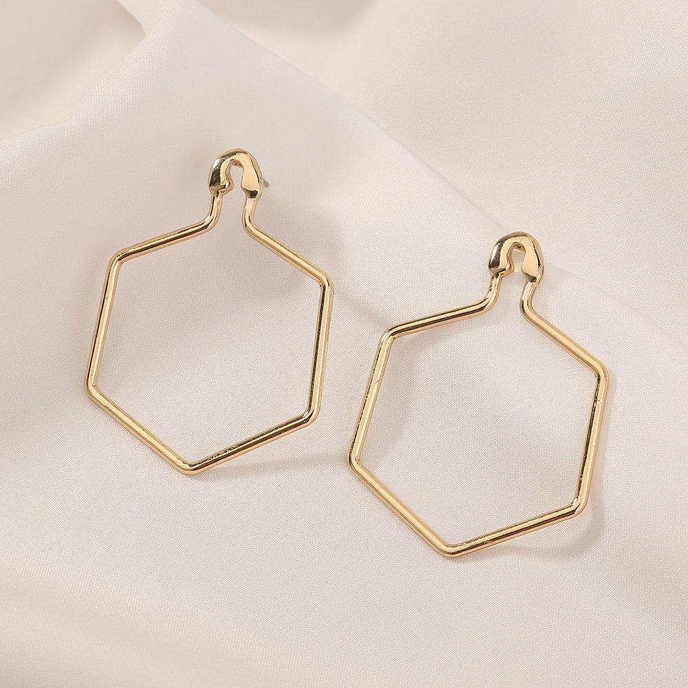 Diamond Pin Earrings | Zinc Alloy European Style Fashion Accessories