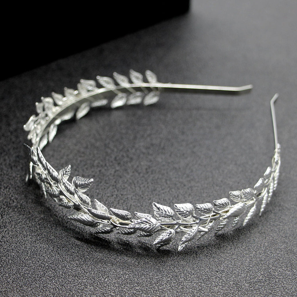Golden Leaf Crown Headband | Iron Sheet Alloy 12x15cm