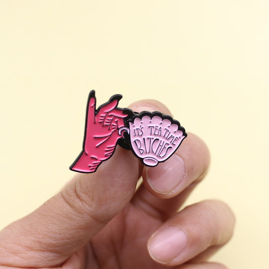 Game Console Handle Brooch | Alloy Oil Drop Cartoon Unisex