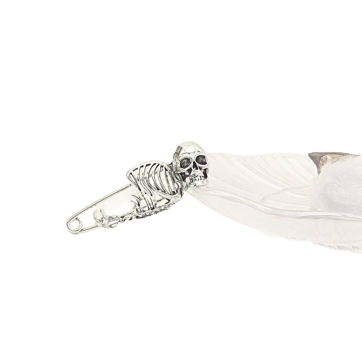 Halloween Vintage Skull Brooch | Zinc Alloy Gold Silver Unisex
