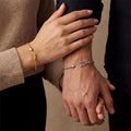 Matching Couple Bracelets Set 2 – Minimalist Open Cuff Bracelets for Couples