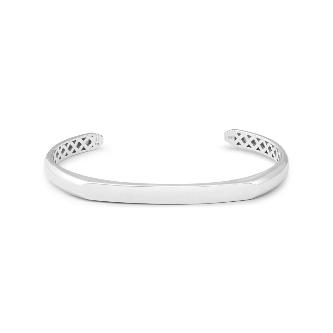Silver Cuff Bracelet – Minimalist Unisex