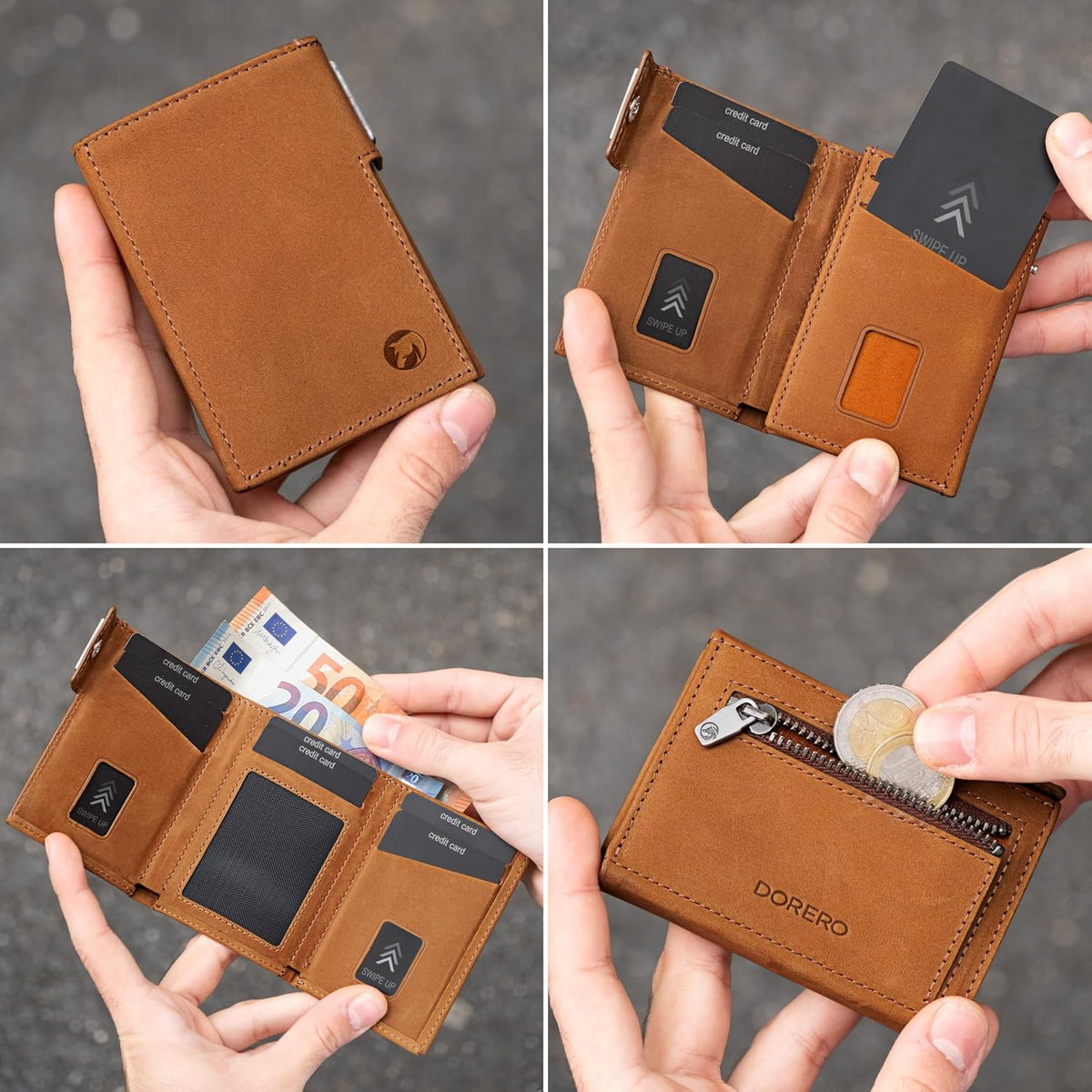 Slim RFID Wallet for Men & Women | Holds Up to 11 Cards