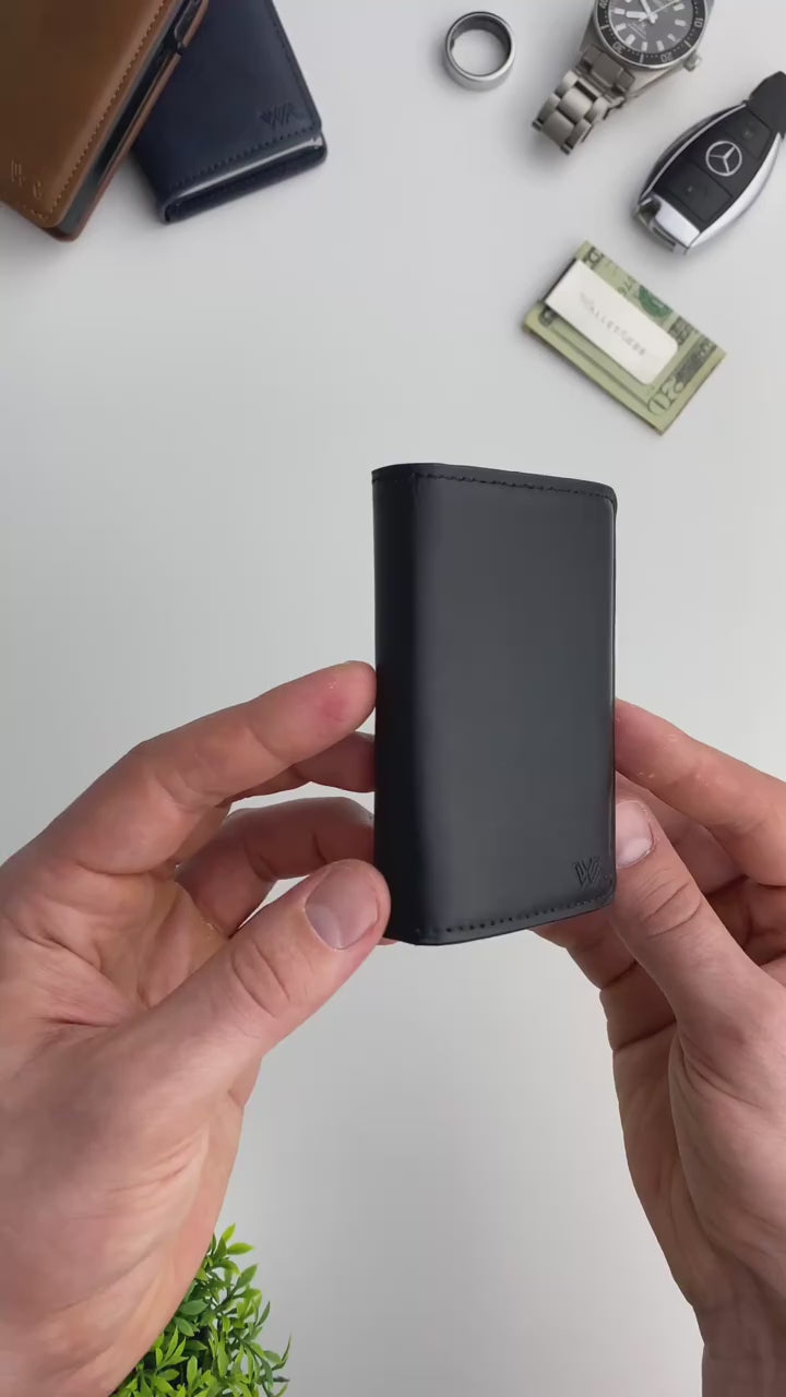 RFID Blocking Metal Pop-Up Card Holder Wallet